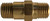 Midland Metal 46571 Check Valve, 1/4 in Nominal, MPT x MPT, Brass Body, Import