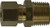 Midland Metal 18195LF Adapter, 1/2 in Compression x 1/2 in MNPTF, Brass