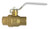 Midland Metal 943612LF Ball Valve, 1/2 in Nominal, Sweat x Sweat, 600 psi WOG Pressure, -22 to 302 deg F