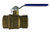 Midland Metal 943235LF Ball Valve, 1 in Nominal, FIP x FIP, 600 psi WOG Pressure, -20 to 248 deg F