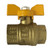 Midland Metal 940173T Ball Valve, 1/2 in Nominal, FPT x FPT, 600 psi WOG Pressure, -22 to 302 deg F