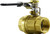 Midland Metal 947105 Ball Valve, 1 in Nominal, FPT x FPT, 600 psi Pressure, -40 to 365 deg F, Brass Body
