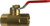 Midland Metal 944113 Mini Ball Valve, 1/8 in Nominal, FIP x FIP, 200 psi WOG Pressure, -20 to 250 deg F