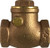 Midland Metal 940352 Swing Check Valve, 1/2 in Nominal, FPT, C85700 Brass Body, Import