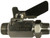 Midland Metal 46913SS Miniature Ball Valve, 3/8 in Nominal, MIP x MIP, 1000 psi WOG Pressure