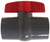 Midland Metal 899052 Ball Valve, 1 in Nominal, Socket x Socket, 150 psi, PVC Body