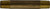 Midland Metal 40025 Seamless Pipe Nipple, 1/4 in MPT x 1/4 in MPT, 3-1/2 in, Brass
