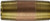Midland Metal 40113 Seamless Pipe Nipple, 1 in MPT x 1 in MPT, 10 in, Brass
