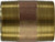 Midland Metal 40162 Seamless Pipe Nipple, 2 in MPT x 2 in MPT, 3 in, Brass