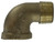 Midland Metal 44166LF 90 deg Street Elbow, 1-1/4 in MPT x 1-1/4 in FPT, Bronze