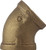 Midland Metal 44185 45 deg Elbow, 1 in FPT x 1 in FPT, Bronze