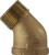Midland Metal 44206 45 deg Street Elbow, 1-1/4 in MPT x 1-1/4 in FPT, Bronze