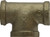 Midland Metal 44280LF Reducing Tee, 1/2 in FIP x 1/2 in FIP x 3/4 in FIP, 4.84, Bronze