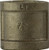 Midland Metal 44415LF Coupling, 1 in FPT x 1 in FPT, Bronze