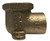 Midland Metal 44841LF 90 deg Drop Ear Elbow, 1/2 in Sweat x 1/2 in FIP, Brass