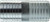 Midland Metal 973905 Coupling, 2 in Hose Barbed x 2 in Hose Barbed, Steel, Galvanized