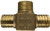 Midland Metal 973970LF Branch Tee, 1 in Hose Barbed x 1 in Hose Barbed x 3/4 in MIP, Brass
