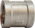 Midland Metal 63411 Banded Coupling, 1/4 in FPT x 1/4 in FPT, Stainless Steel, 150 lb