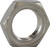 Midland Metal 63703 Hex Locknut, 1/2 in Nominal, Stainless Steel
