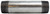 Midland Metal 56126 Welded Pipe Nipple, 1-1/4 in MPT x 1-1/4 in MPT, 4-1/2 in L, Steel, Galvanized
