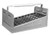 Midland Metal 990784 Steel Tote Trays, Black And Galvanized Schedule 40, 1 1/2 Steel Tote Tray, Nipples and Fittings