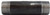 Midland Metal 59135SMLS Seamless Pipe Nipple, 1-1/4 in MPT x 1-1/4 in MPT, 12 in L, Steel, Black, 300 lb