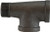 Midland Metal 65364 Street Tee, 3/4 in Male Threaded x 3/4 in Female Threaded x 3/4 in Female Threaded, Iron, Black