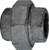 Midland Metal 64605 Union, 1 in FPT x 1 in FPT, Iron, Galvanized, 150 lb