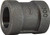 Midland Metal 69418 Pipe Coupling, 2 in FPT x 2 in FPT, Iron, Black, XH Schedule, 300 lb
