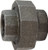 Midland Metal 69606 Union, 1-1/4 in FPT x 1-1/4 in FPT, Iron, Black, XH Schedule, 300 lb