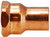 Midland Metal 77420 Female Pipe Adapters, Copper Sweat Fittings, 1/2 Female Adapter Ftg x F, Nipples and Fittings