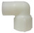 Midland Metal 28723W 90 deg Street Elbow, 1/2 in 1/2 in, Nylon, White