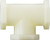 Midland Metal 28747W Tee, 1-1/2 in FPT x 1-1/2 in FPT x 1-1/2 in FPT, Nylon, White