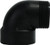 Midland Metal 28820P Street Elbow, 2 in FPT x 2 in MPT, Polypropylene, Black