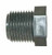 Midland Metal 28675P Reducer Hex Bushing, 1-1/4 in MPT x 1 in FPT, Polypropylene