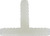 Midland Metal 33429W Tee, 3/8 in Hose Barbed x 3/8 in Hose Barbed x 3/8 in Hose Barbed, Nylon