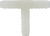 Midland Metal 33441W Tee, 2 in Hose Barbed x 2 in Hose Barbed x 2 in Hose Barbed, Nylon