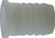 Midland Metal 31031 Garden Hose Adapter Insert, 3/8 in Hose Barbed x 3/8 in MPT, Nylon