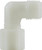 Midland Metal 17225N Male Elbows, Plastic Compression, 1/4 x 1/4 Compxmip Wht Nyln Elb, Plastic Fittings
