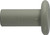 Midland Metal 20878P Plug, 1/4 in Push-In Tube x 1/4 in Push-In, Plastic