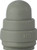 Midland Metal 20927P Tube End Stop, 3/8 in Push-In, Polypropylene