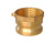 Midland Metal 44911 Cam and Groove Adapter, 3/4 in Type A x 3/4 in FIP, Brass