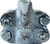 Midland Metal 73059 Bolt Clamp, 2 in Nominal