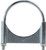 Midland Metal 841040 Heavy-Duty Guillotine Clamp, 4 in Nominal, Carbon Steel
