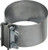 Midland Metal 845300 Butt Clamp, 3 in Nominal, Steel, 76 mm W, 0.7 mm Thick
