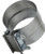 Midland Metal 846200 Lap Clamp, 2 in Nominal, Steel, 76 mm W, 0.7 mm Thick