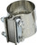 Midland Metal 847350 Lap Clamp, 3-1/2 in Nominal, Stainless Steel, 76 mm W, 1/2 mm Thick