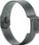 Midland Metal 1050017 1-Ear Hose Clamp, 1-1/8 in Nominal, 1.004 in Minimum Clamp Diameter, Carbon Steel