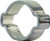 Midland Metal 1010002 2-Ear Hose Clamp, 3/16 in Nominal