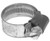 Midland Metal 88095 Embossed Worm Gear Hose Clamp, 3 to 3-3/4 in Nominal, 3 in Minimum Clamp Diameter, Steel